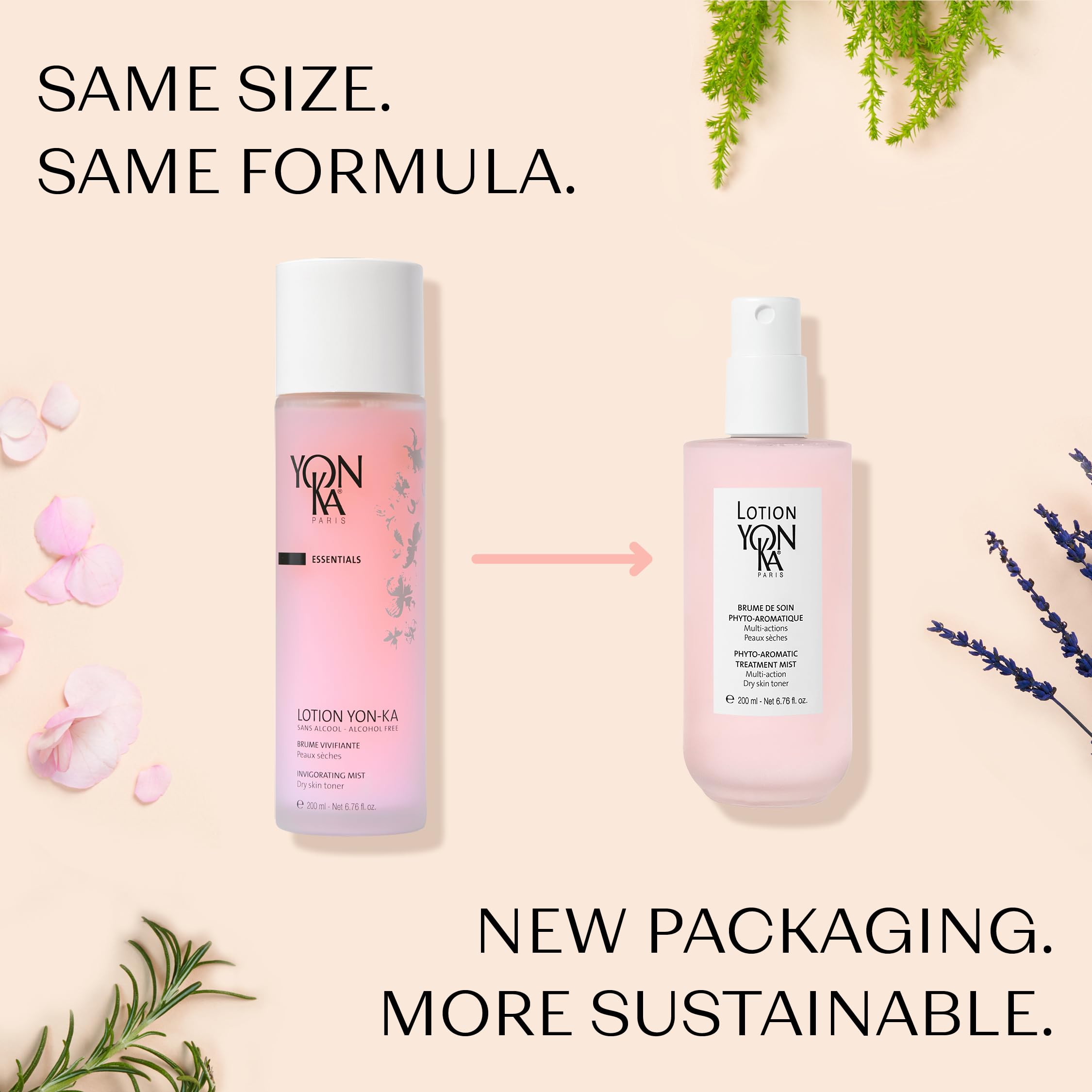 Packaging box showcasing Yonka PS Hydrating Face Toner.
