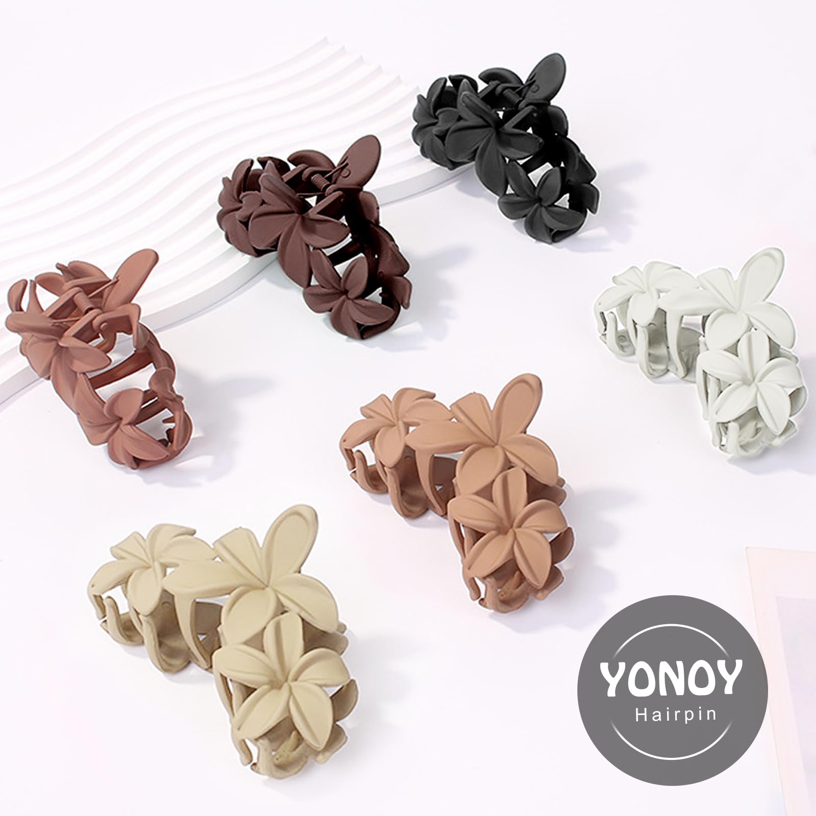 Yonoy conjunto de 6 broches para múltiples estilos.
