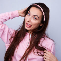 YONOY matte finish headbands set for versatile looks.