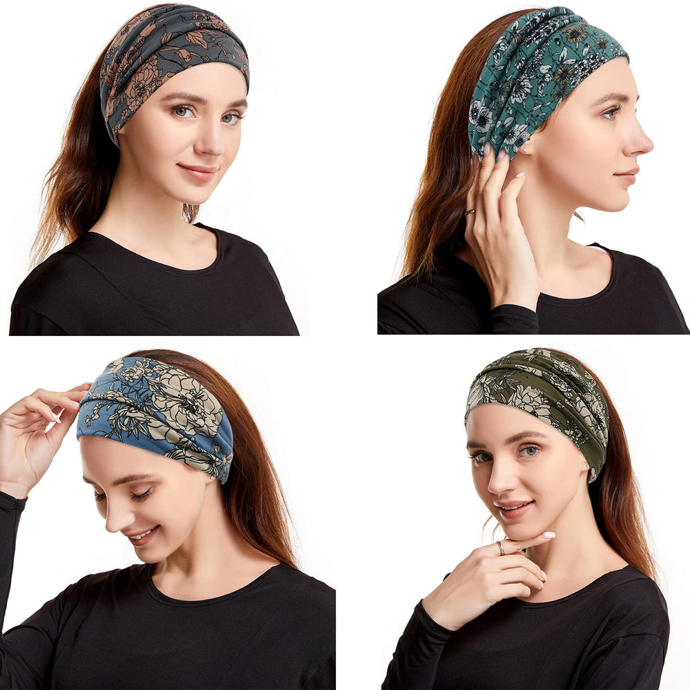 Cinta Yonuf para la cabeza deportiva boho, ideal para ejercicio