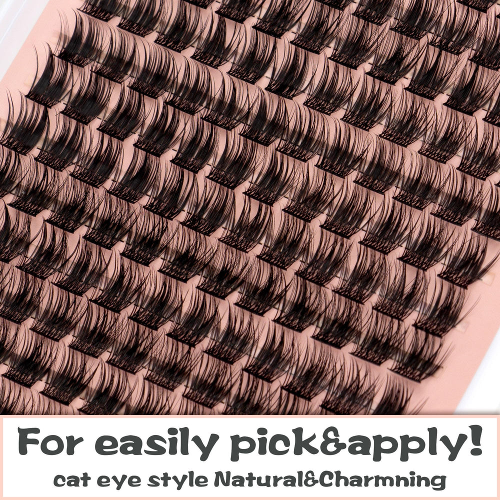 YOONOYA lightweight lash clusters ideal for reuse and daily wear