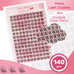YooNoya lightweight skin friendly fibers ensure comfortable wear with no eyelid irritation.