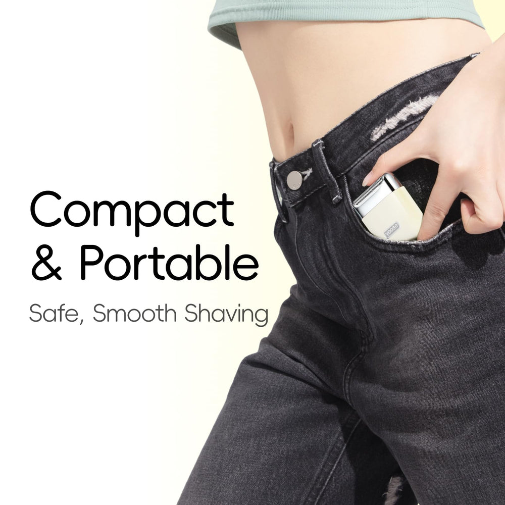 Yoose IPX7 waterproof shaver for wet or dry use and easy cleaning