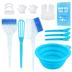 YOOVR 19pcs hair bleach kit brush for precise dye application