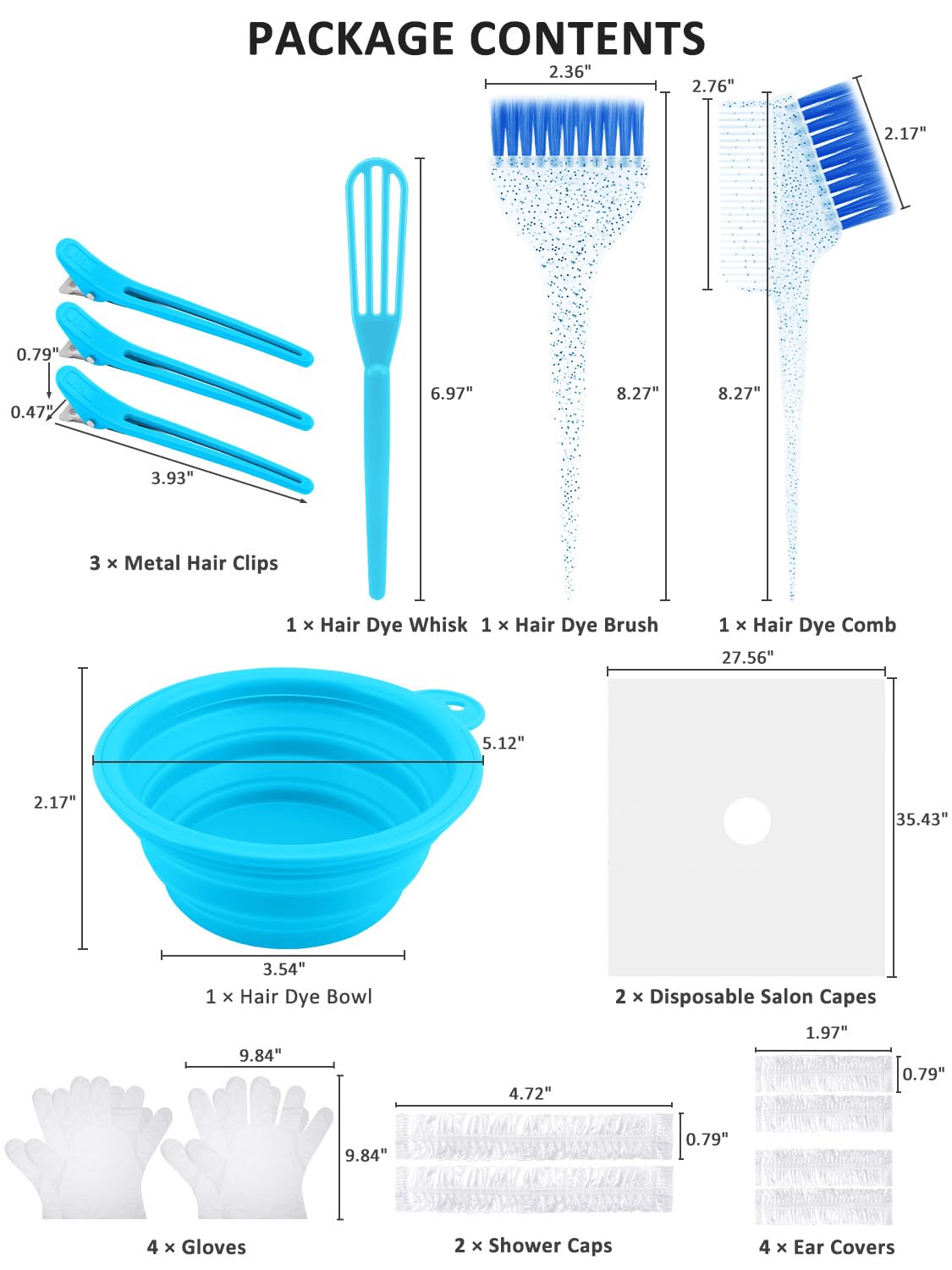 YOOVR dye comb for blending and even color