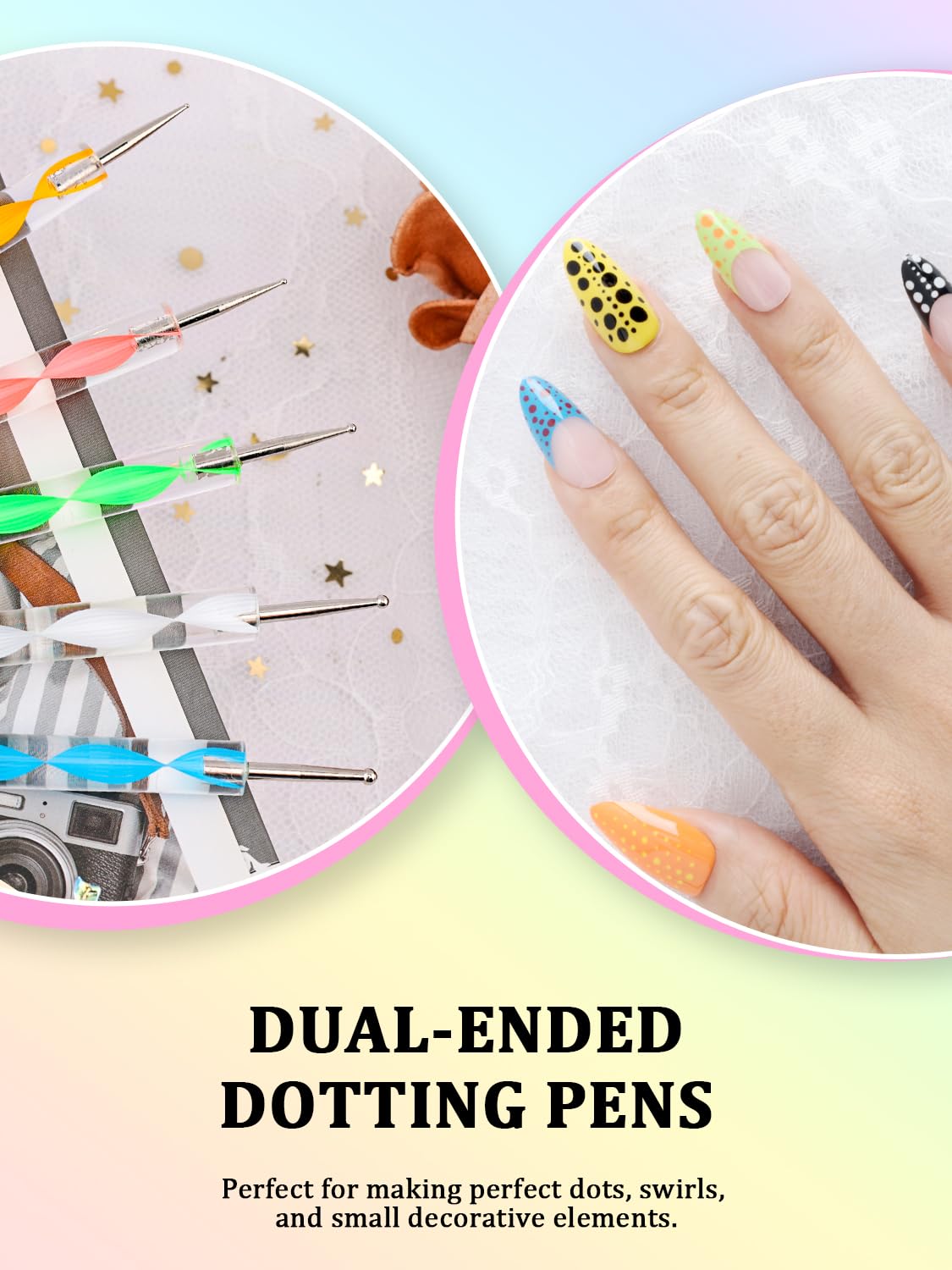 YOOVR Metal Angled Tweezers securely place charms and gems.