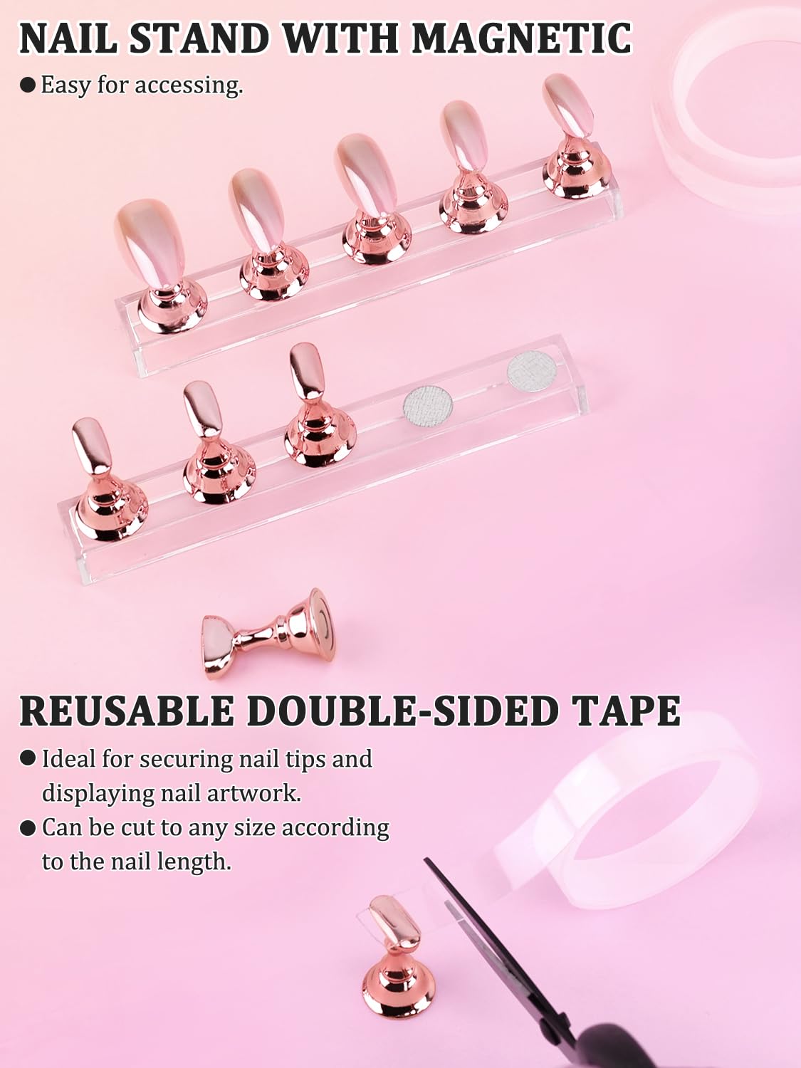 YOOVR resin nail art palette for custom color mixing.
