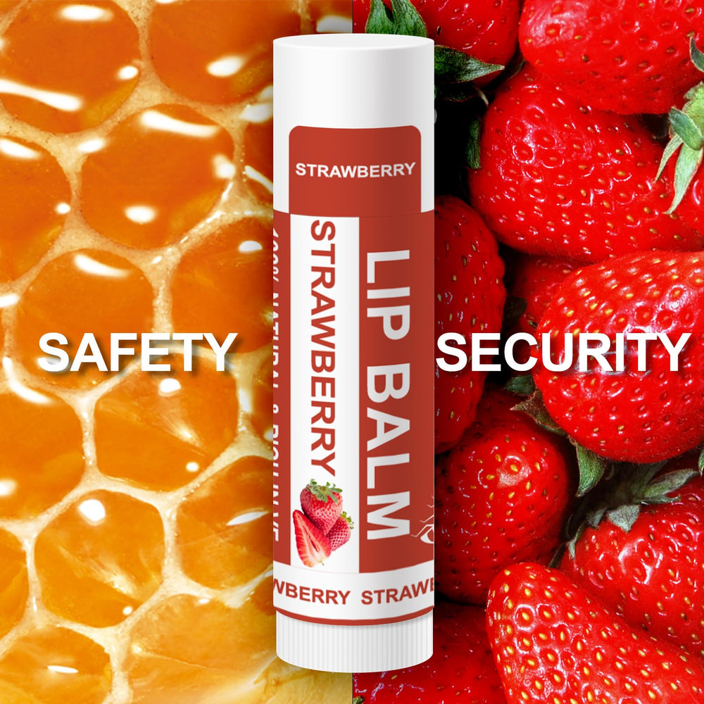 Yopela cherry flavor lip balm hydrates and smooths lips