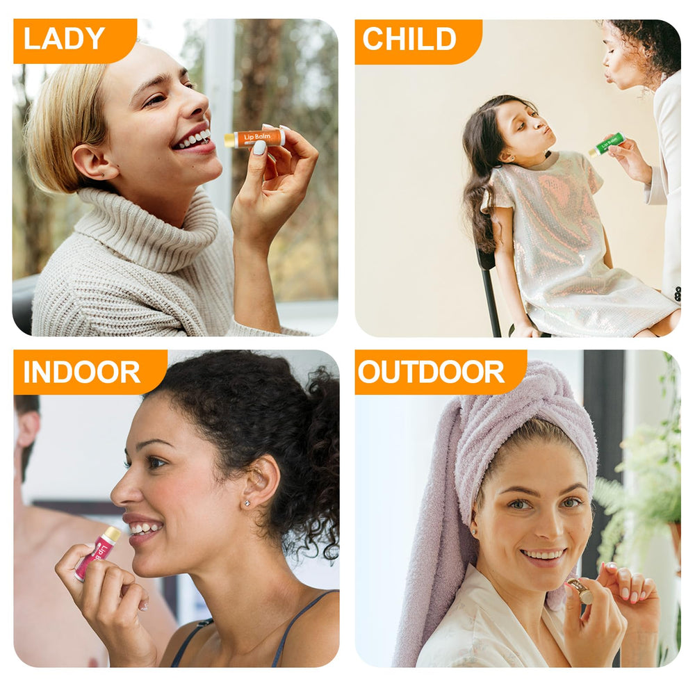 Yopela coconut oil enriched formula nourishes lips without heaviness.