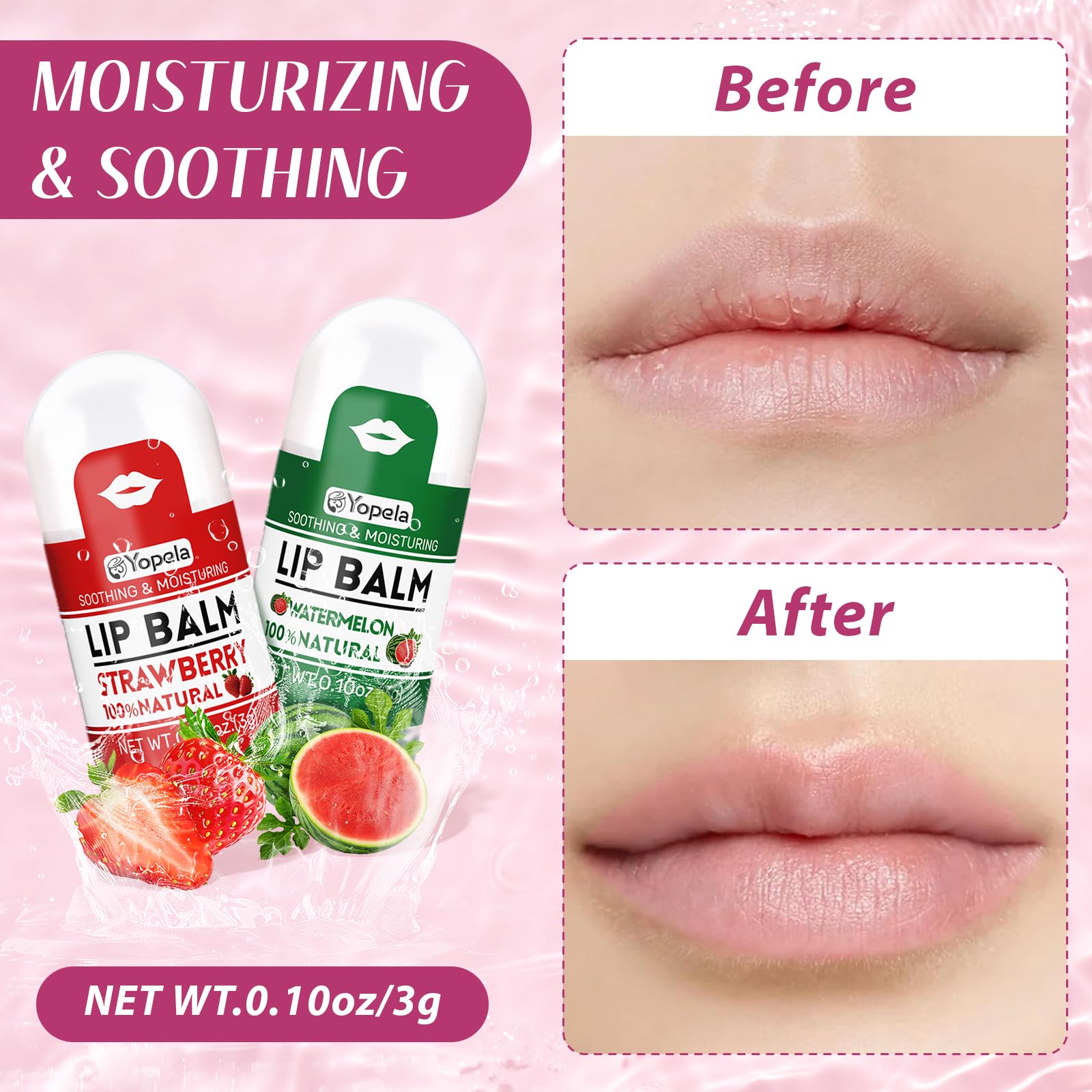 Yopela orange flavor balm provides quick refreshment