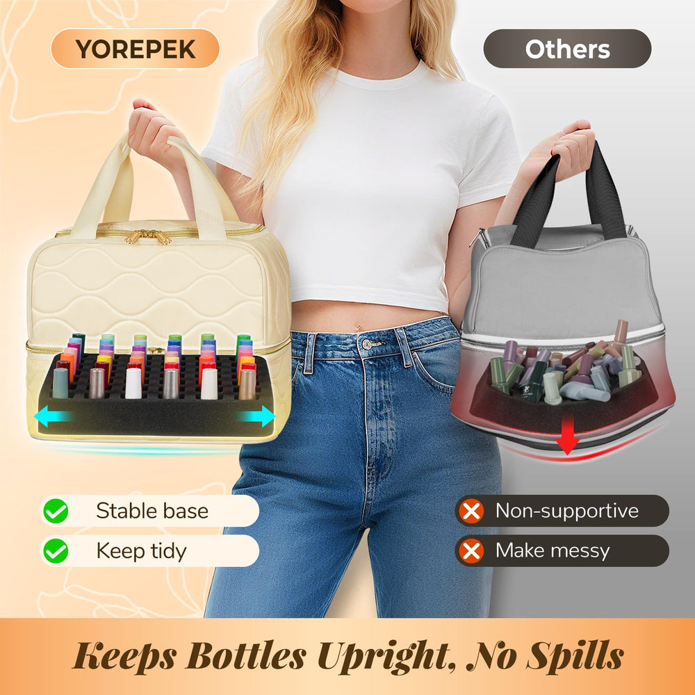 YOREPEK durable quilted fabric exterior provides water-resistant protection