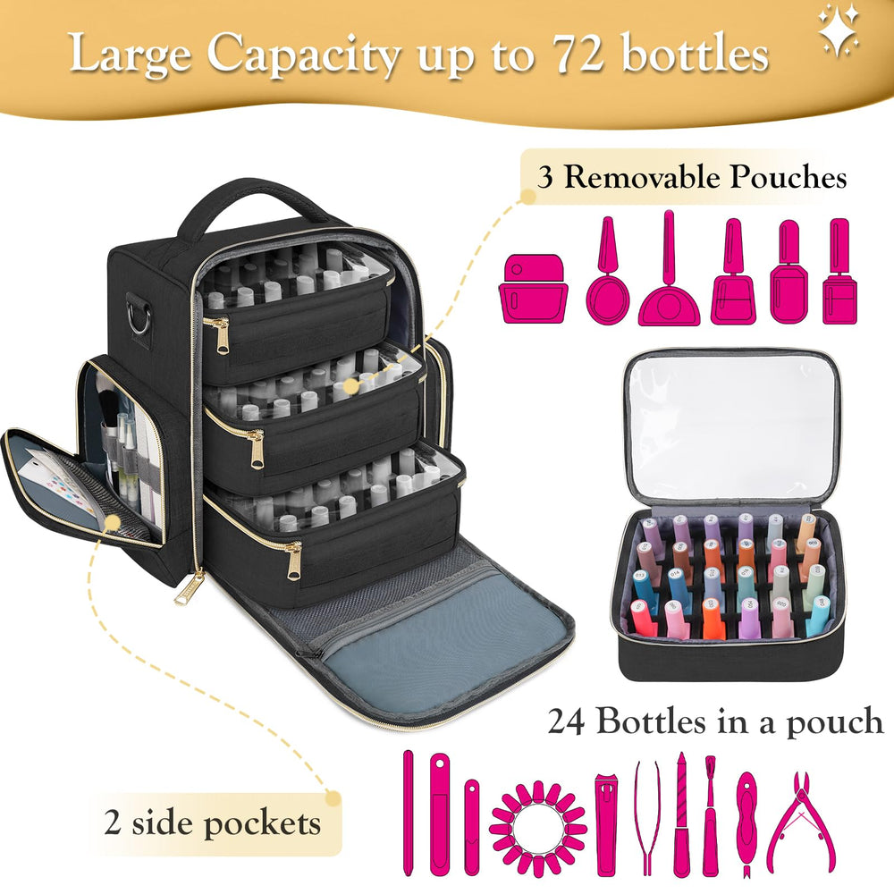 Front pocket of YOREPEK organizer for stickers and tools