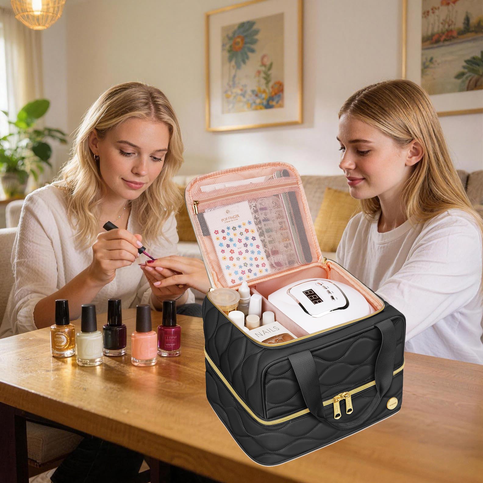 YOREPEK nail polish organizer gift-ready design suits manicure lovers and professionals