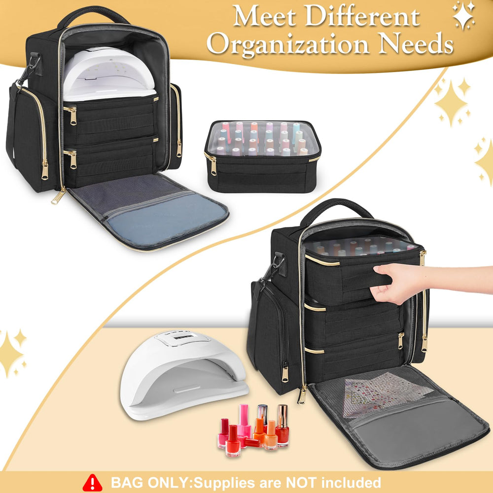 Back luggage strap on YOREPEK organizer for secure travel
