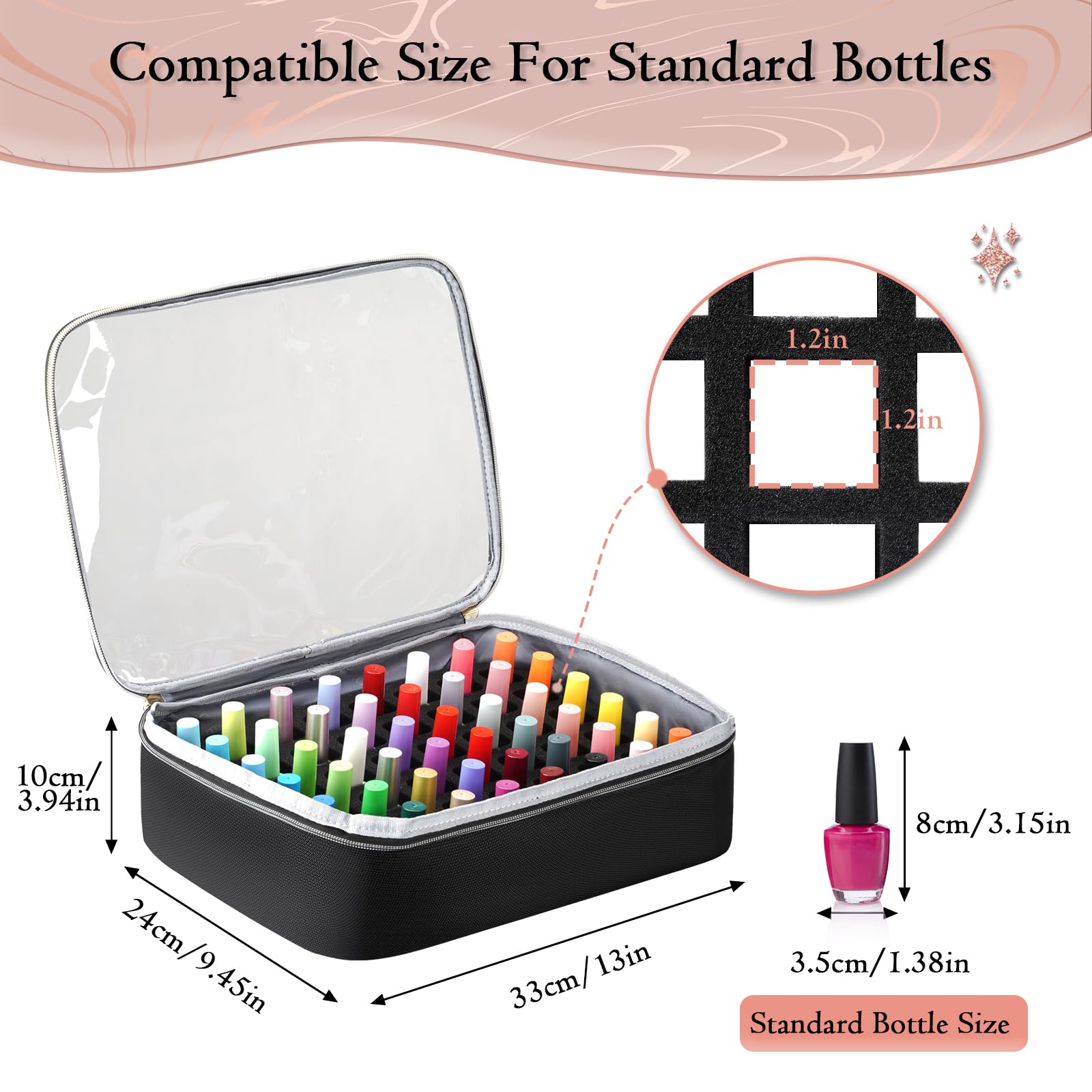 Three carry options designed for easy travel with the organizer