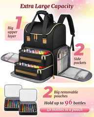 YOREPEK UV lamp upper layer keeps tools organized and accessible during sessions.