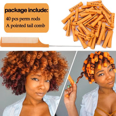YOROSTAR steel teeth comb for detangling and guiding hair during set
