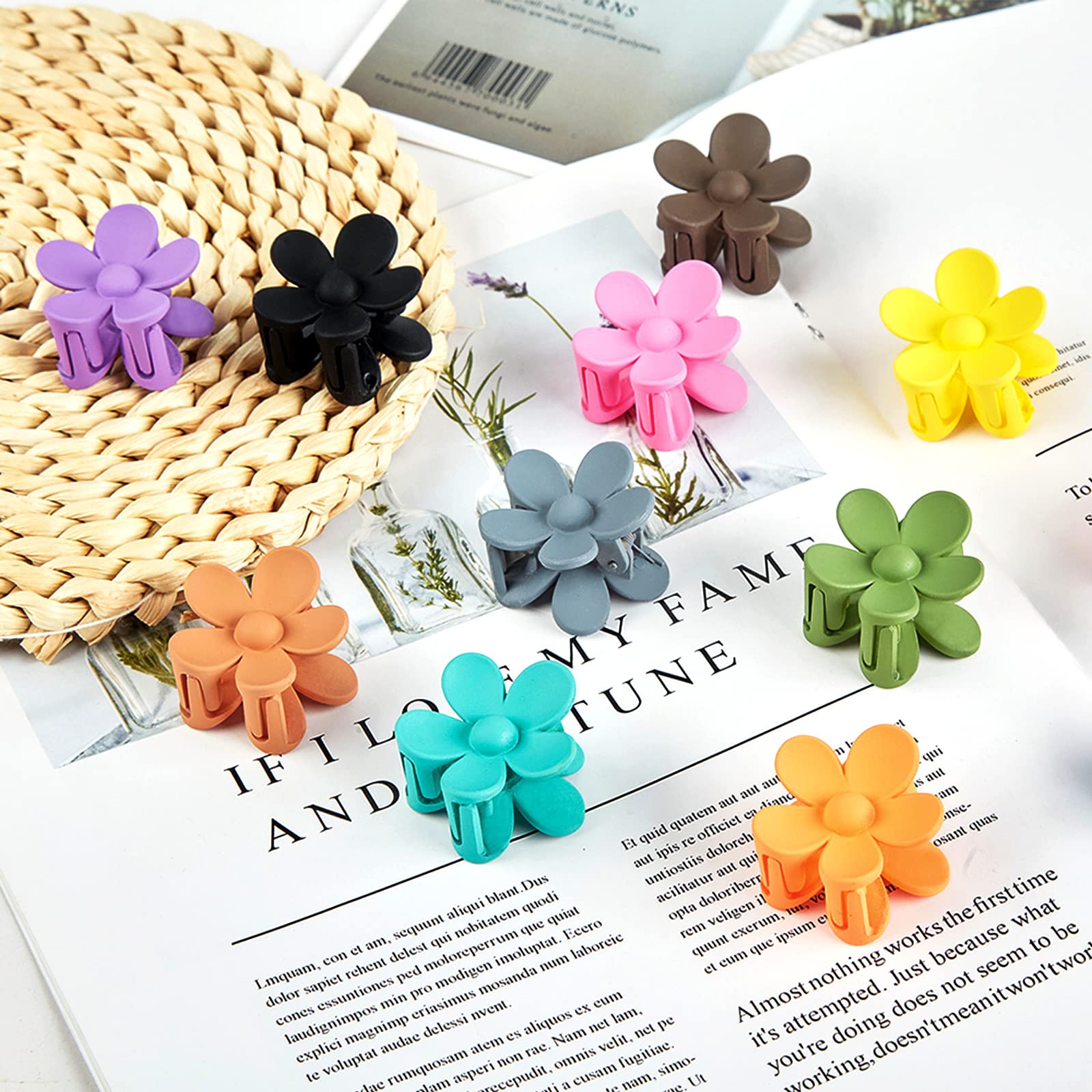 Clip floral YosaiHom, regalo ideal para mujeres y niñas.