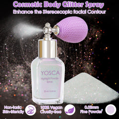 Yosca Spray Brillo Cabello: añade brillo ligero y efecto láser en el peinado.