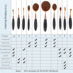 Yoseng dense synthetic bristles for smooth, even foundation application.