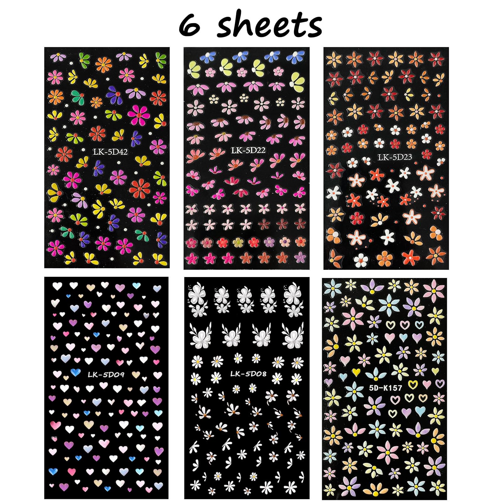YOSOMMK variety patterns enable creative nail designs at home.