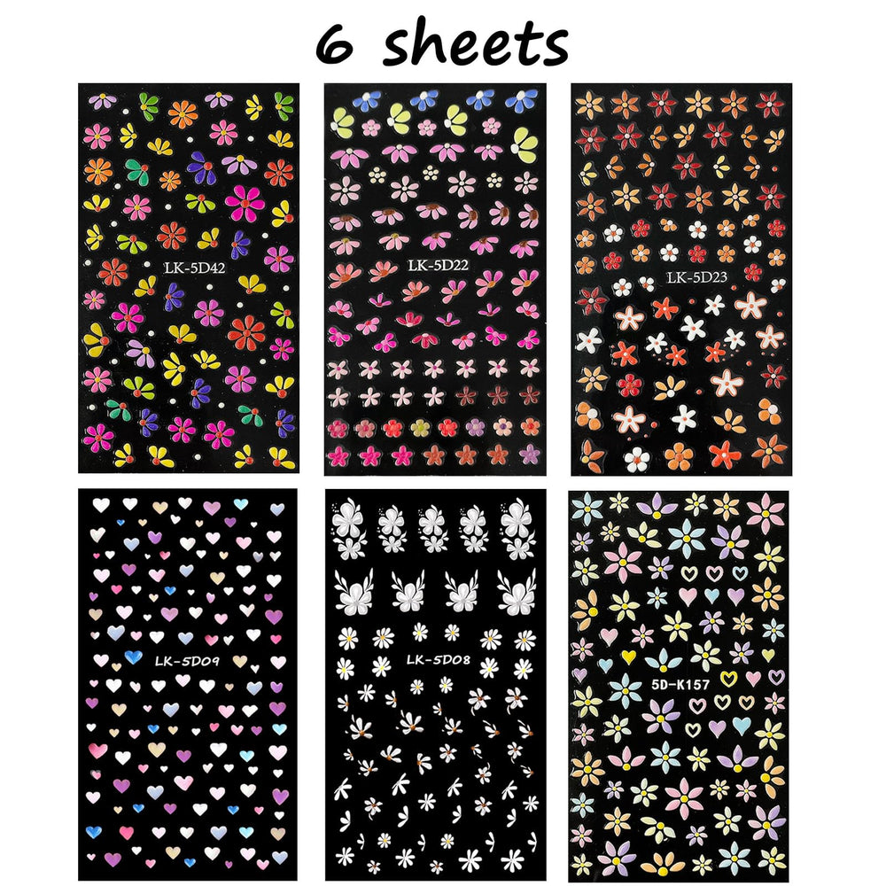 YOSOMMK variety patterns enable creative nail designs at home.