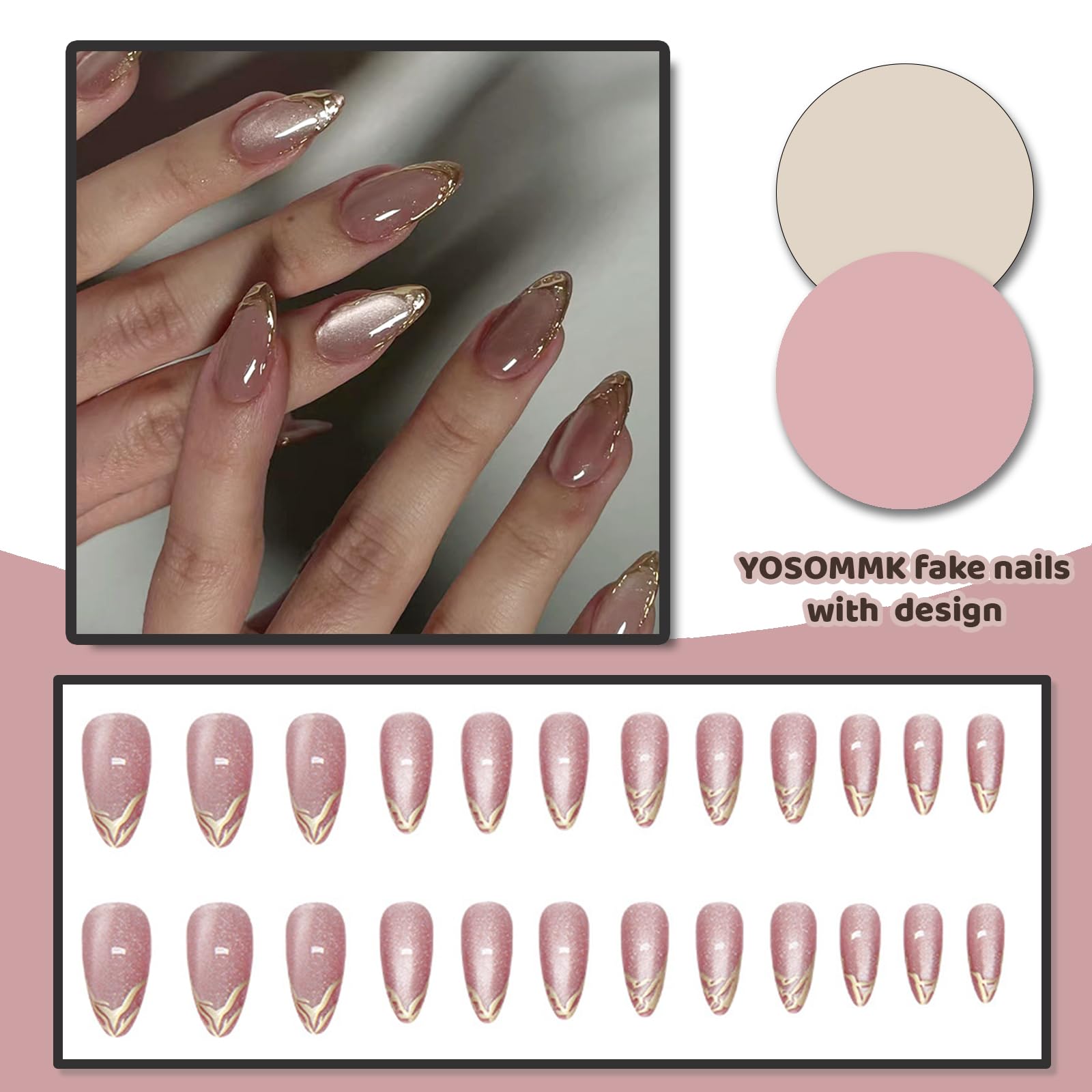 YOSOMMK nails on-hand demonstrate a fast style upgrade