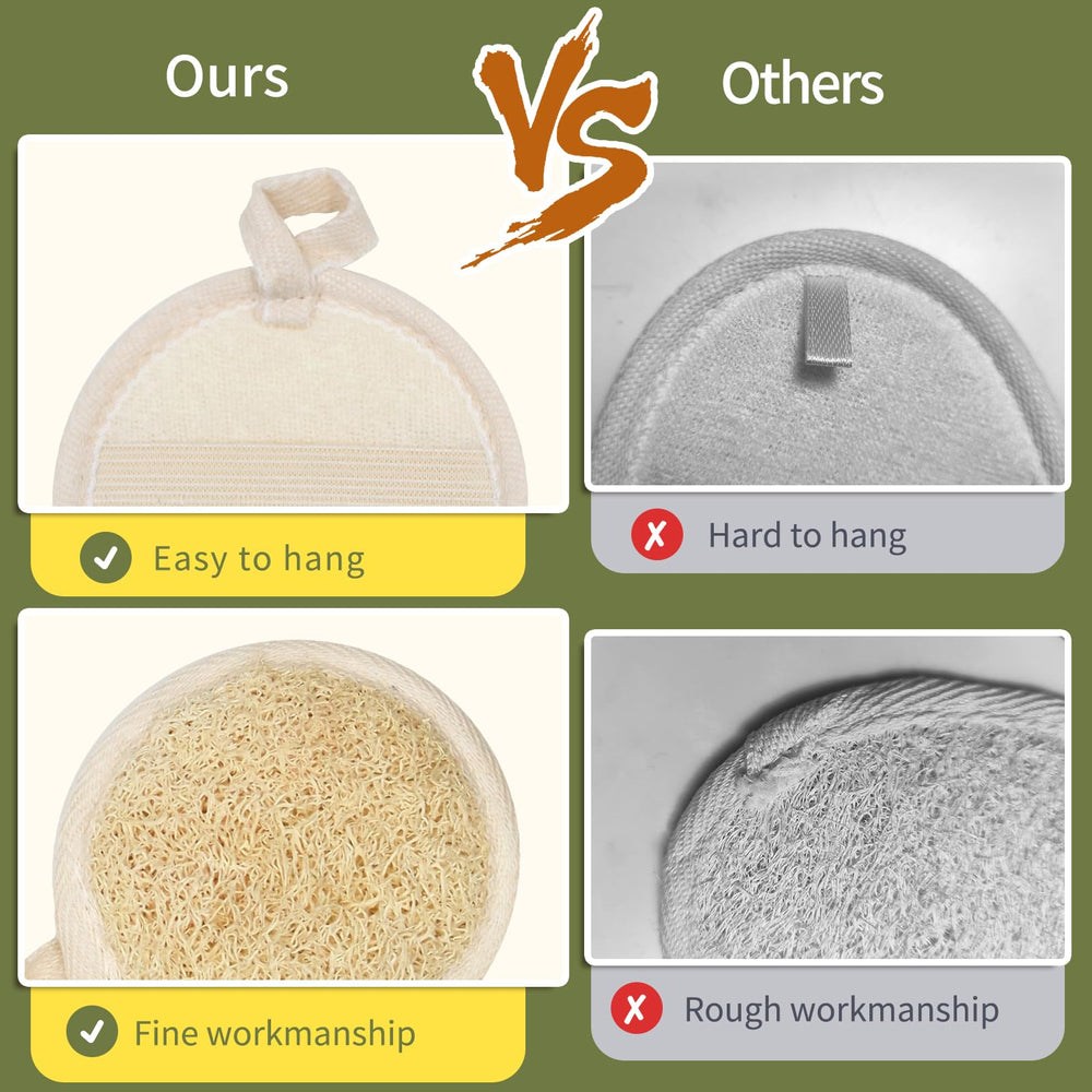 YOTDHUO eco-friendly and compostable loofah sponge supports sustainable routines