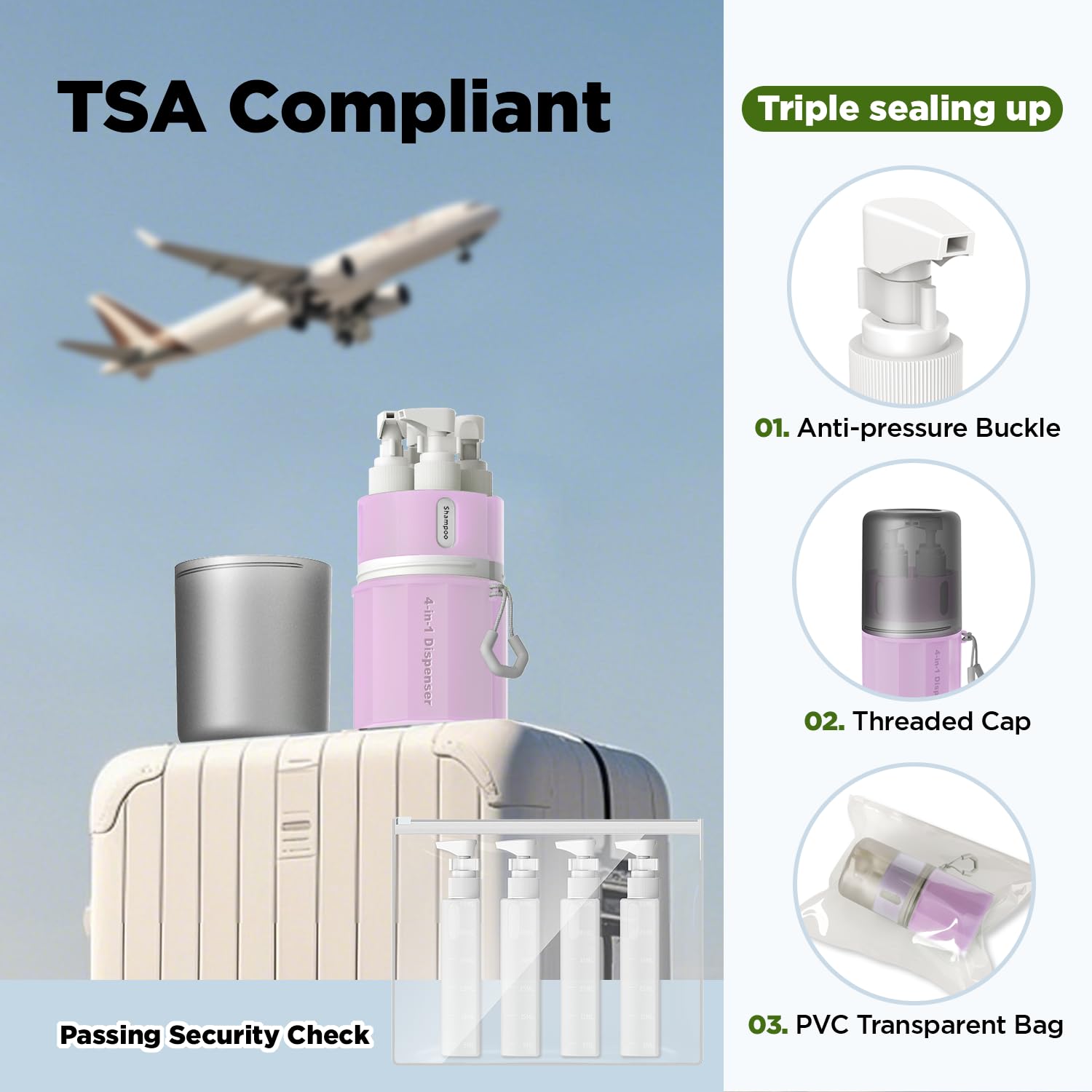 YOTIME leak-proof mouthwash cup prevents leaks during travel