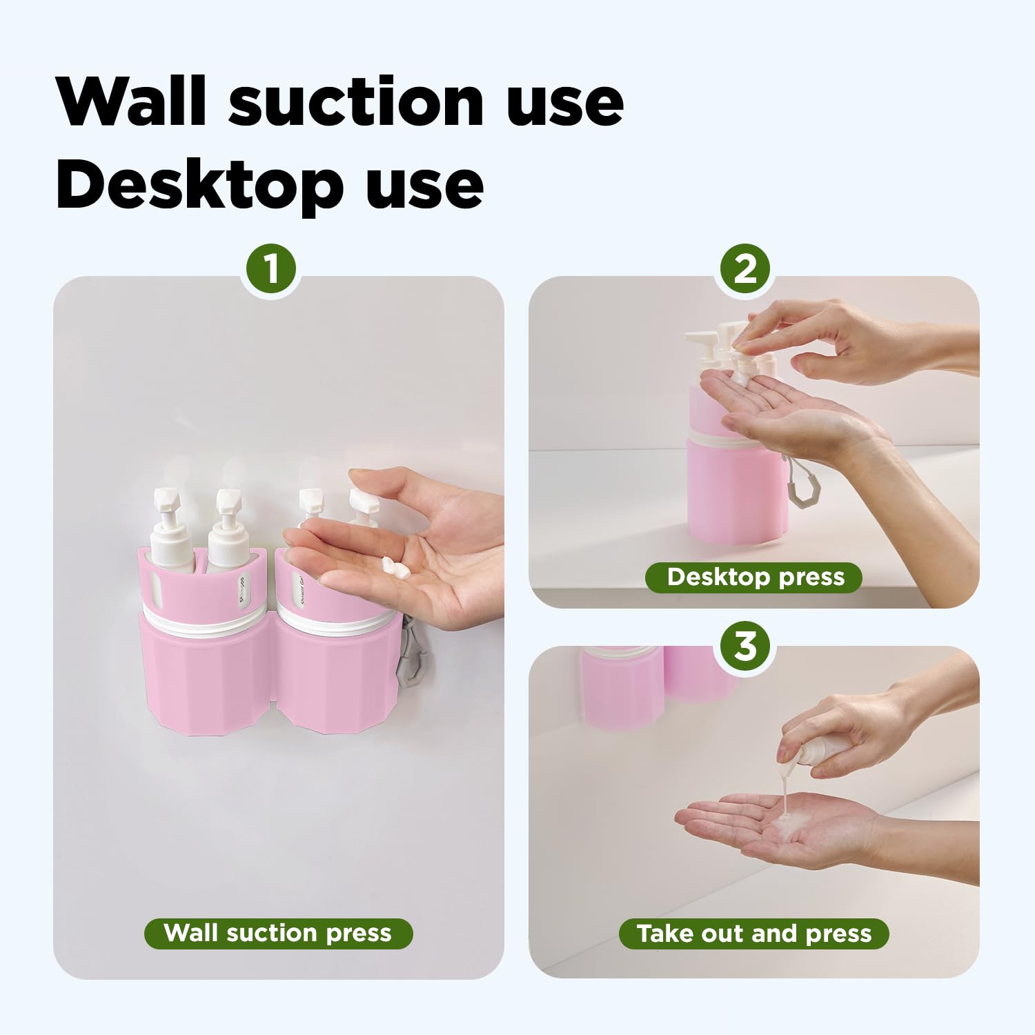 YOTIME PP material travel bottles compatible with toiletries and resistant to evaporation