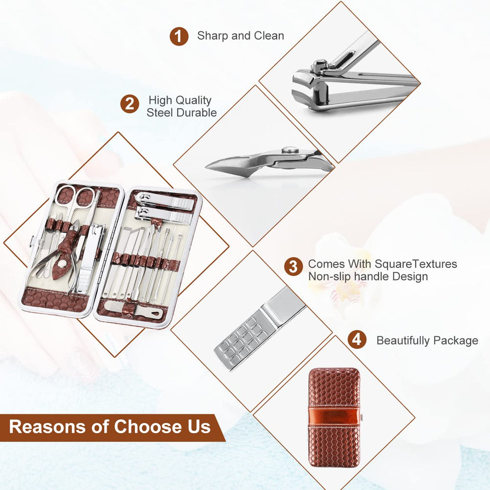 Luxurious PU leather travel case, sturdy and portable