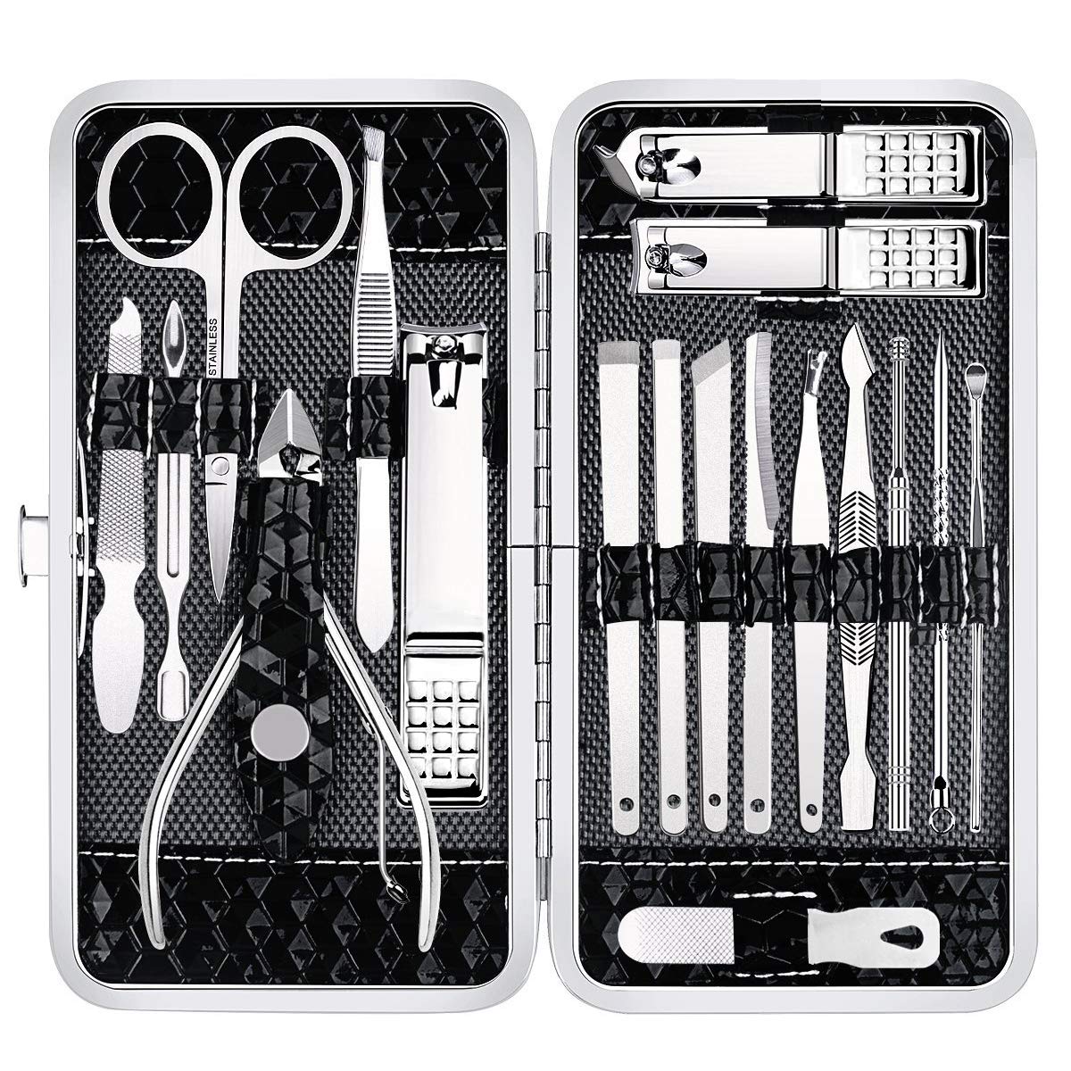 Yougai Nail Clippers Set with all-tools-front image for comprehensive nail care