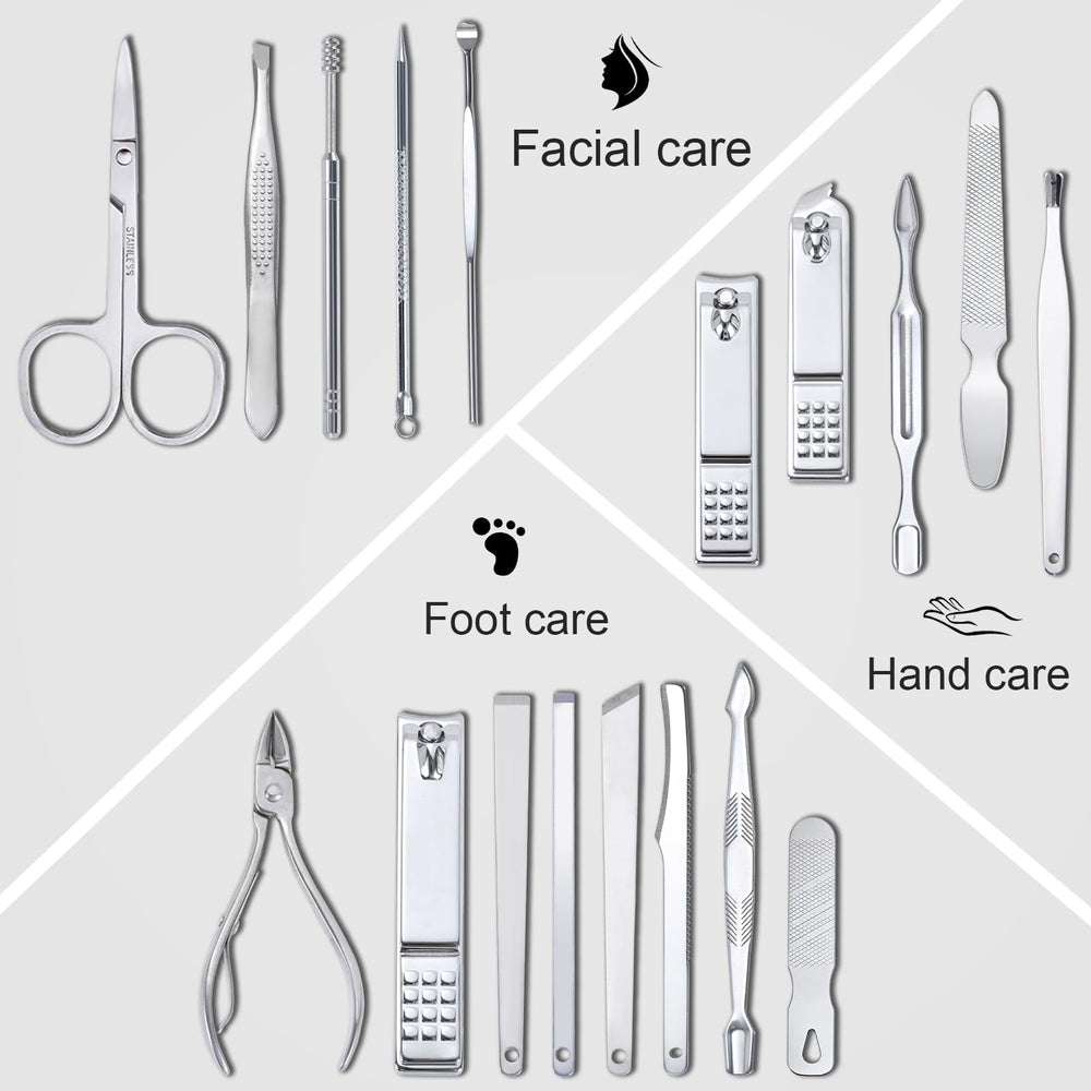 Yougai Nail Clippers Set manicure tools arrangement highlighting versatility