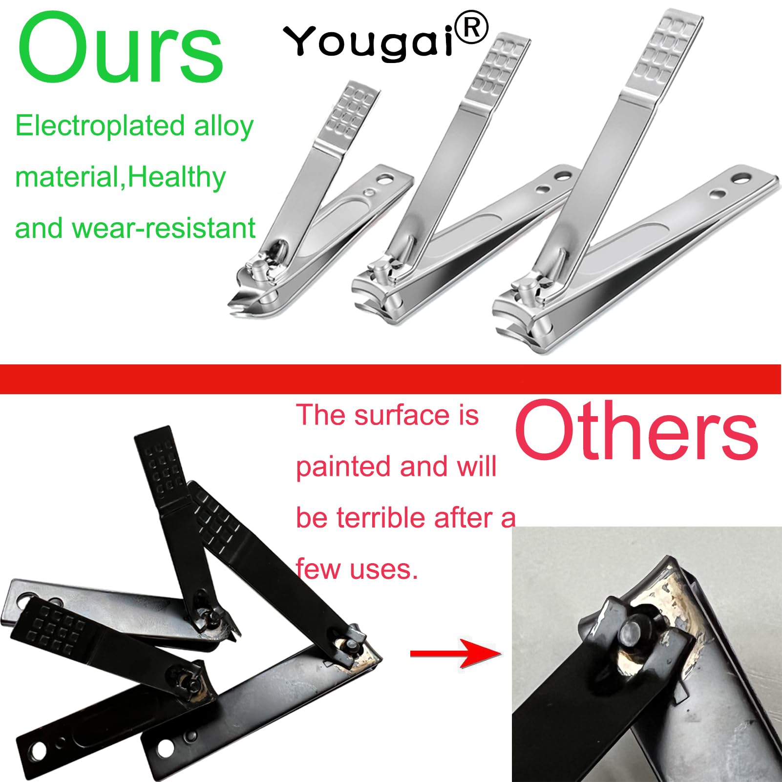 Yougai Nail Clippers Set travel-ready kit for on-the-go grooming