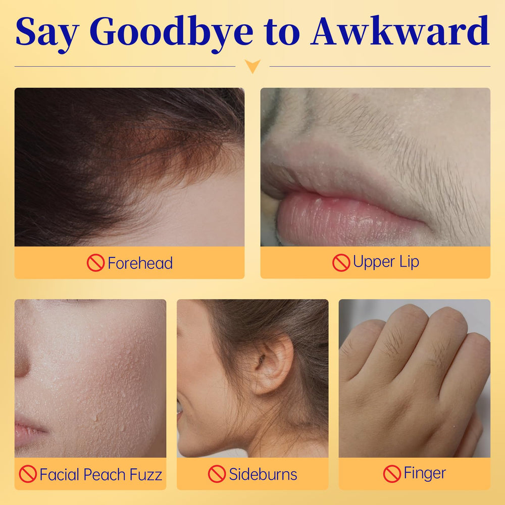 Youggle chin facial hair removal cream for fine hairs with minimal irritation.