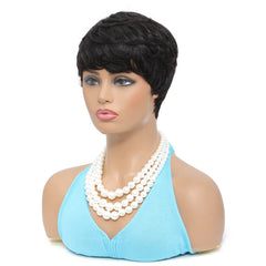YOUKNOWIG pixie cut wig for daily use with straight texture and minimal tangling.
