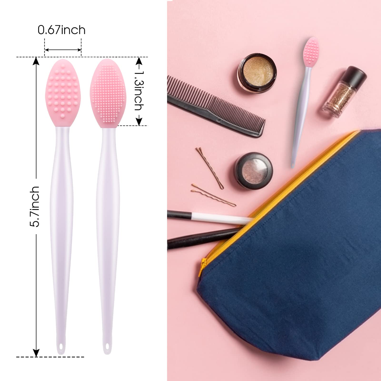 YOUKOOL ergonomic handle supports comfortable daily lip care routines.