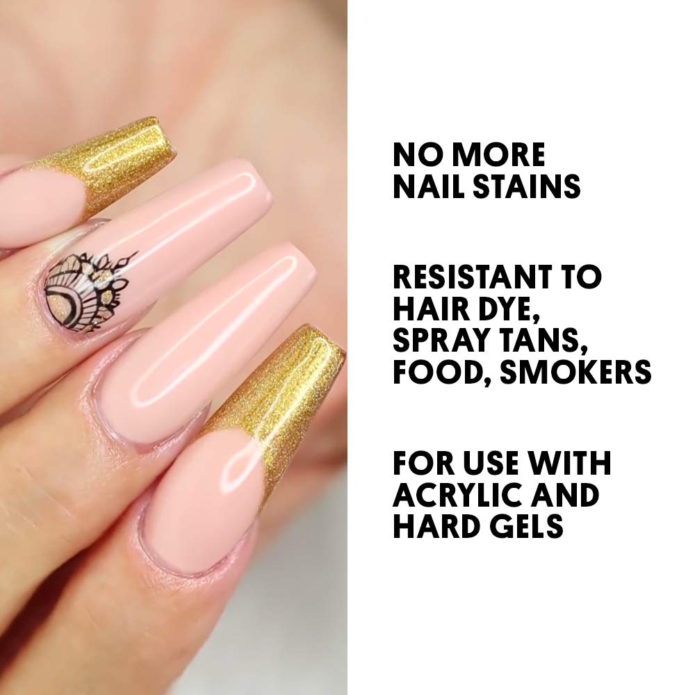 Protección contra manchas de tintes y químicos con el Top Coat Resistente a Manchas.