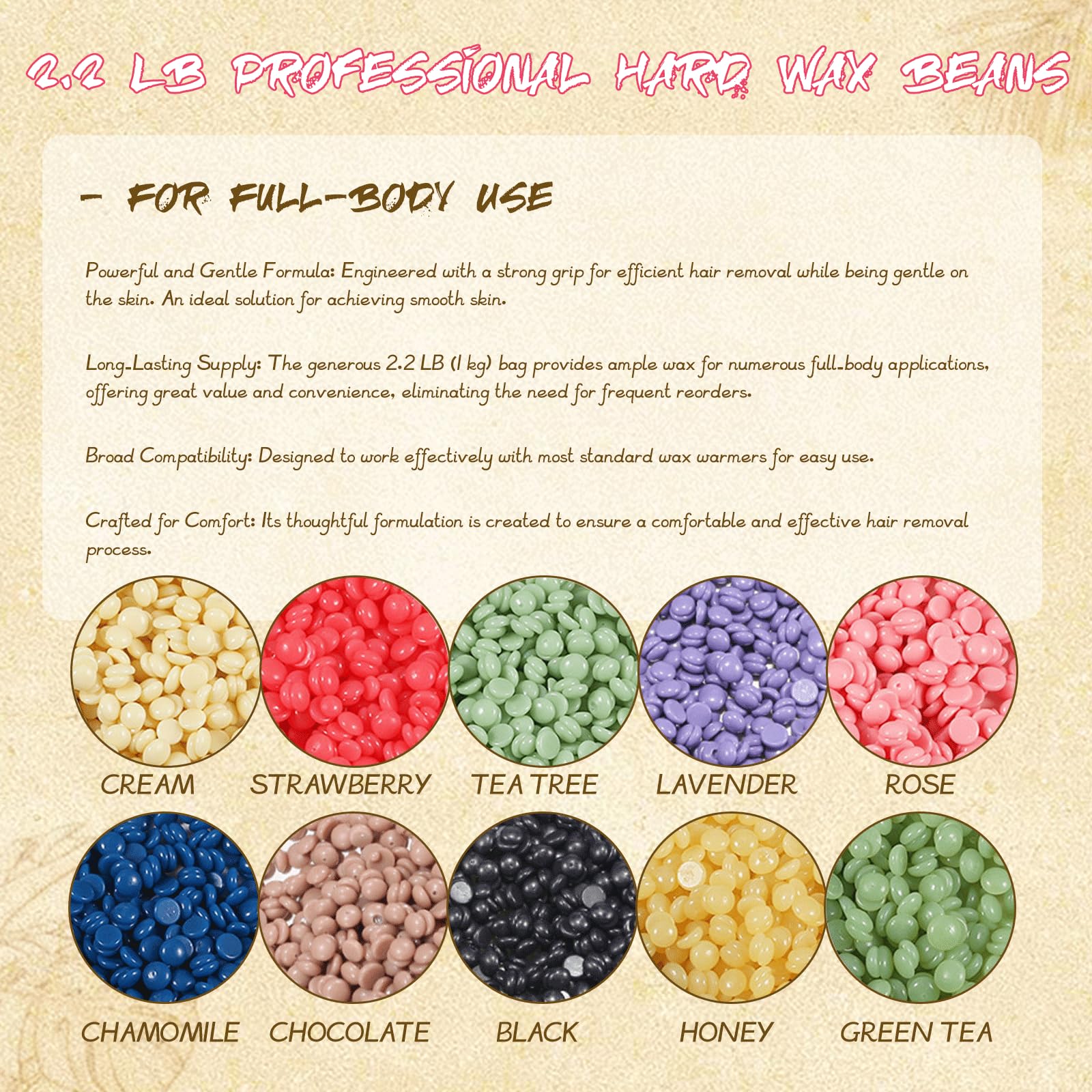 Melted YOUNG VISION beads set quickly for fast sessions.