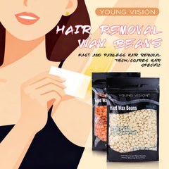 YOUNG VISION beads with sensitive skin formula reduce irritation during waxing.