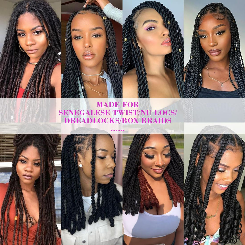 Youngther natural black yarn delivers lightweight, natural-looking braids.