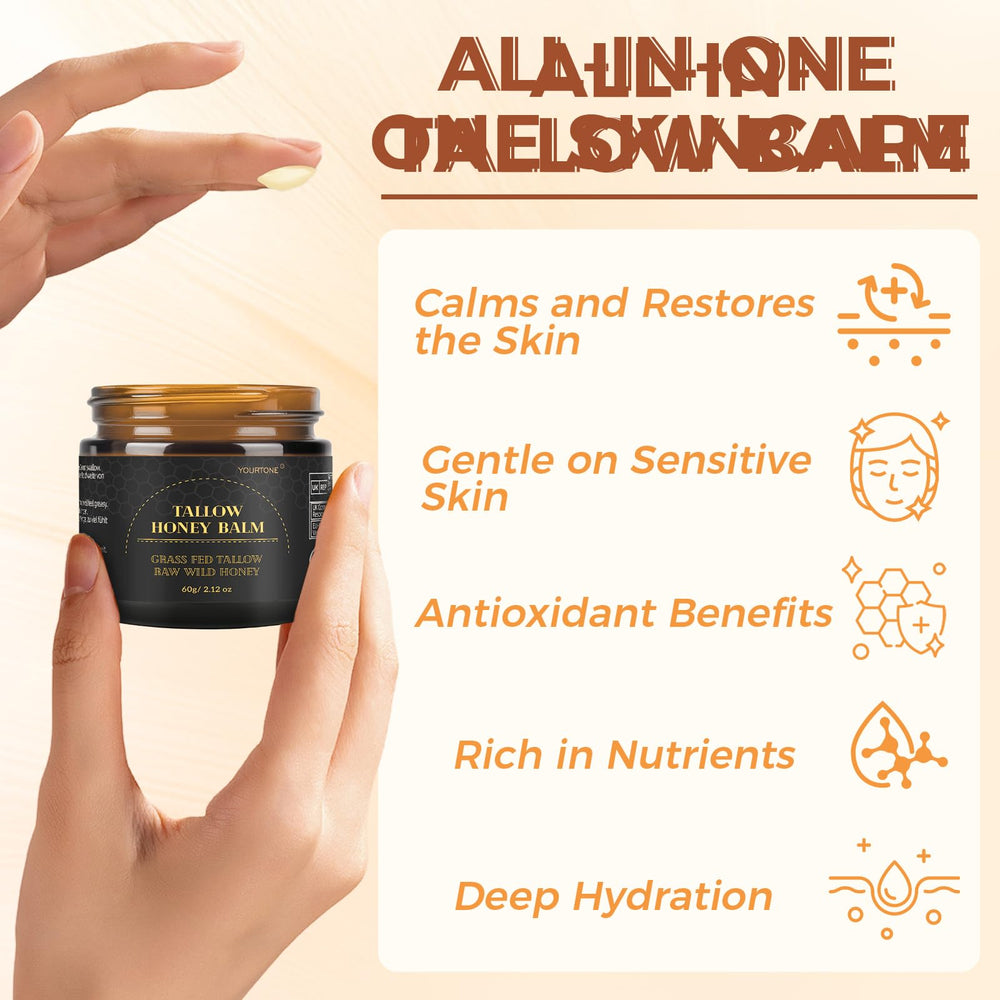 YOURTONE cuidado manos y rostro: bálsamo rico y calmante.