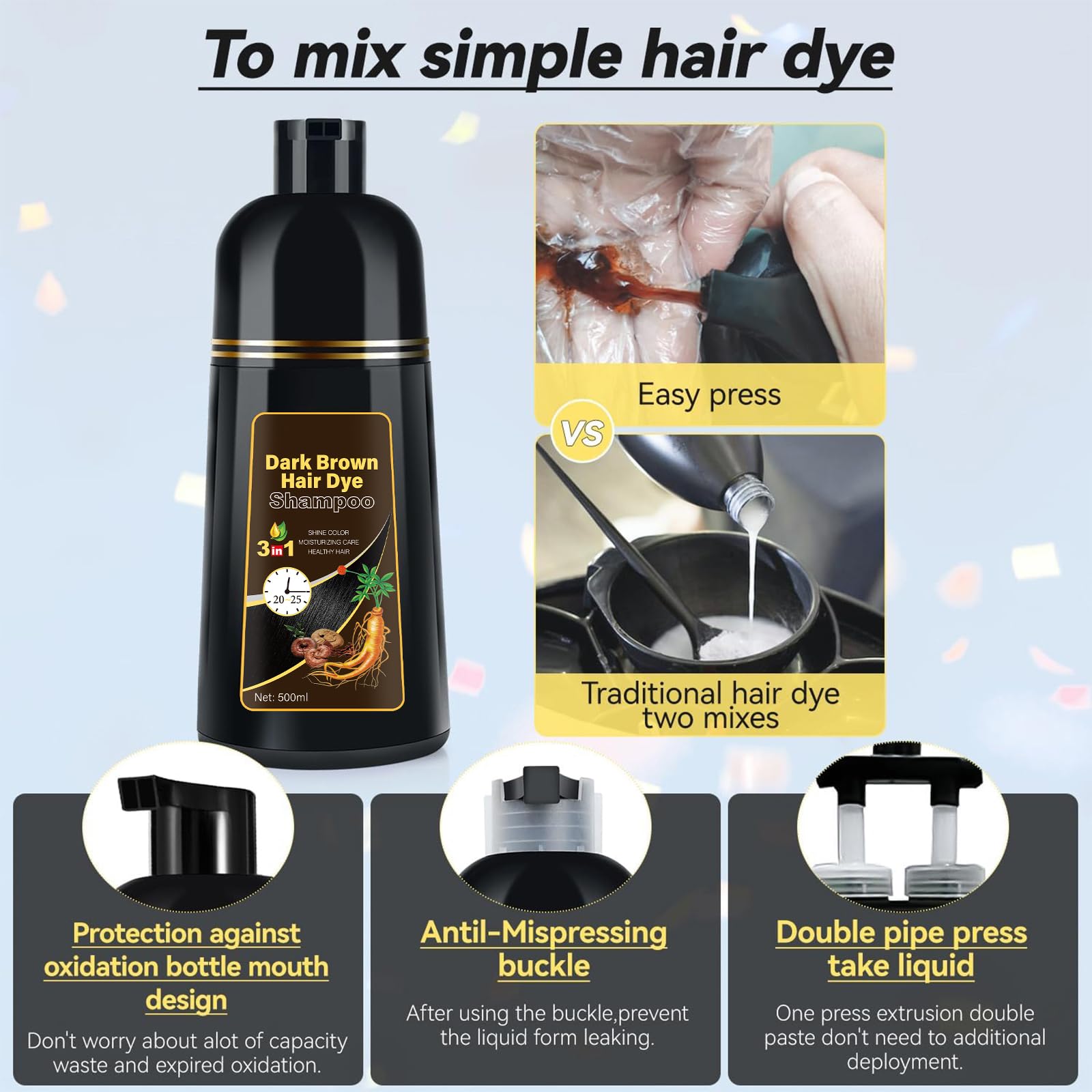 Tamaño de 500 ml de YOURTONE, ideal para varias aplicaciones.