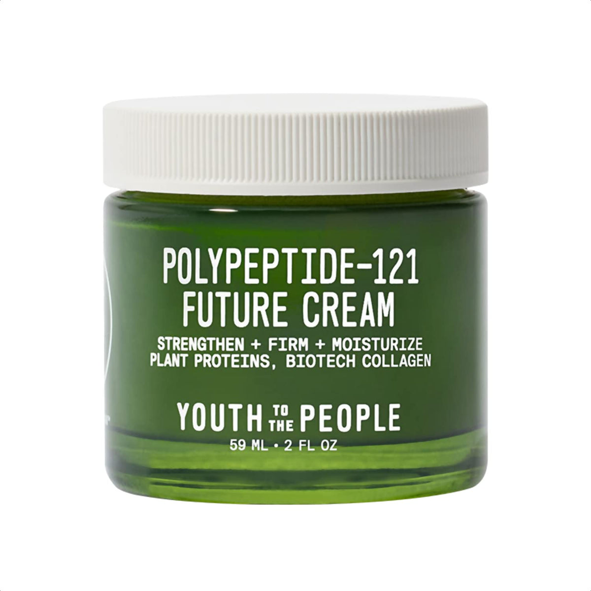 Youth To The People 121-Polypeptide Future Cream front bottle for daily hydration
