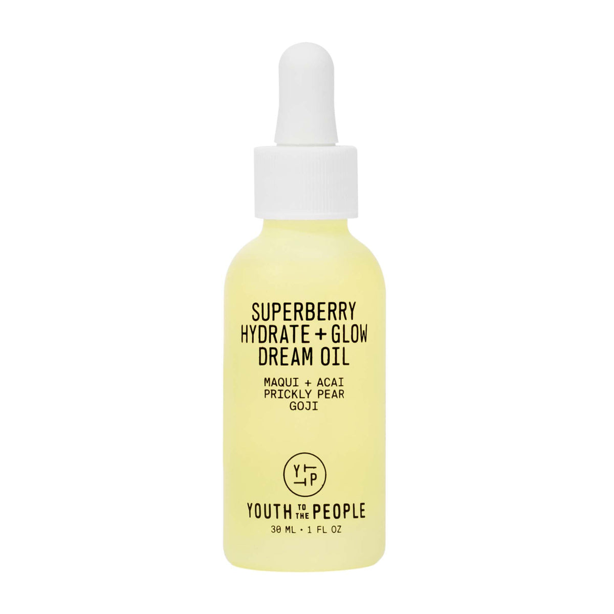 Youth To The People Superberry Hydrate Glow Face Oil bottle showcases premium radiant hydration