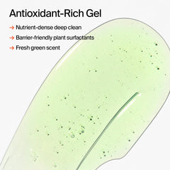 Headliners cleanser ingredients kale and spinach highlight phytonutrients and vitamins