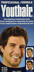 Youthair Creme Lead-Free 3-pack label close-up emphasizes no dye or peroxide