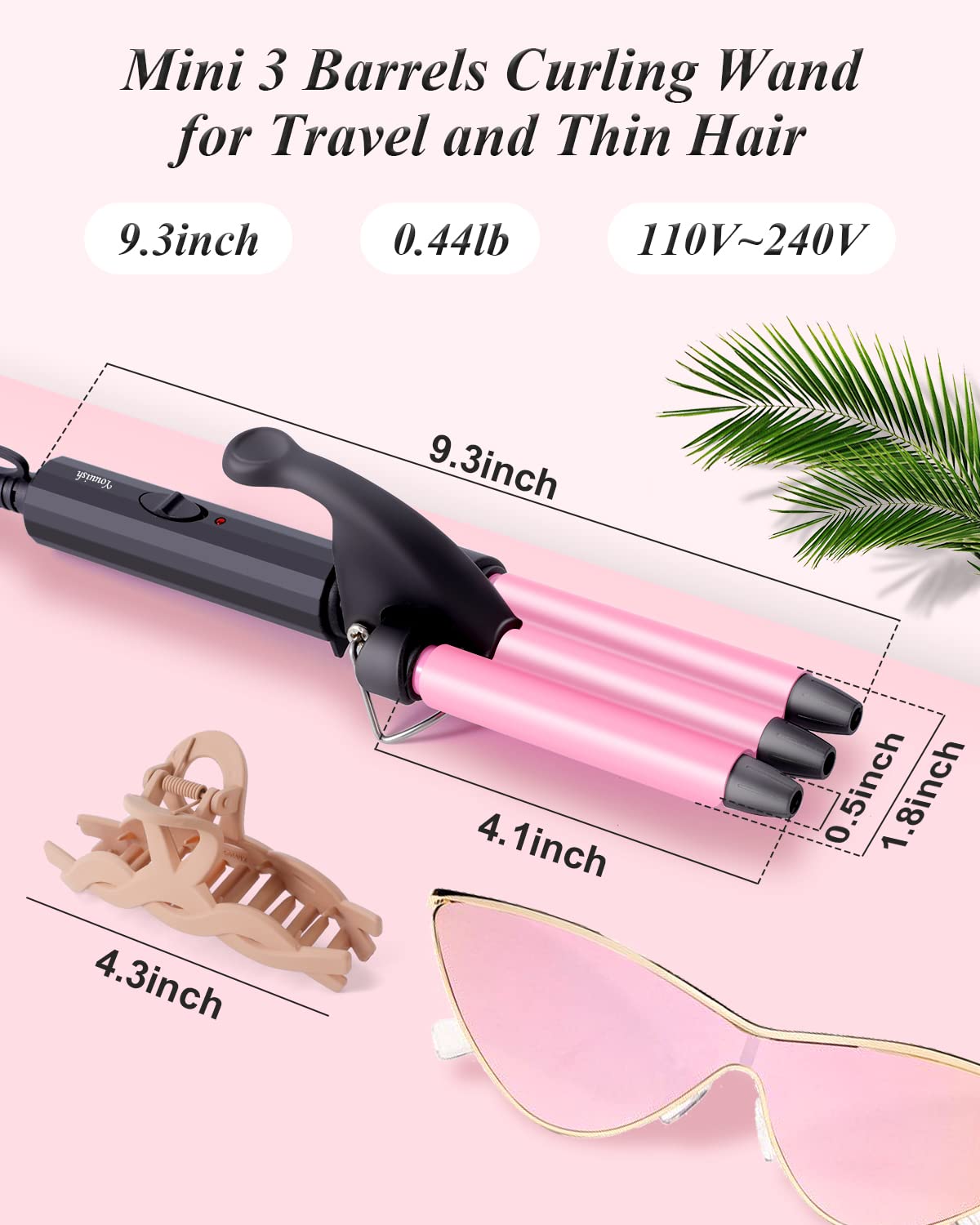 Youuish dual voltage travel-friendly design for worldwide use.