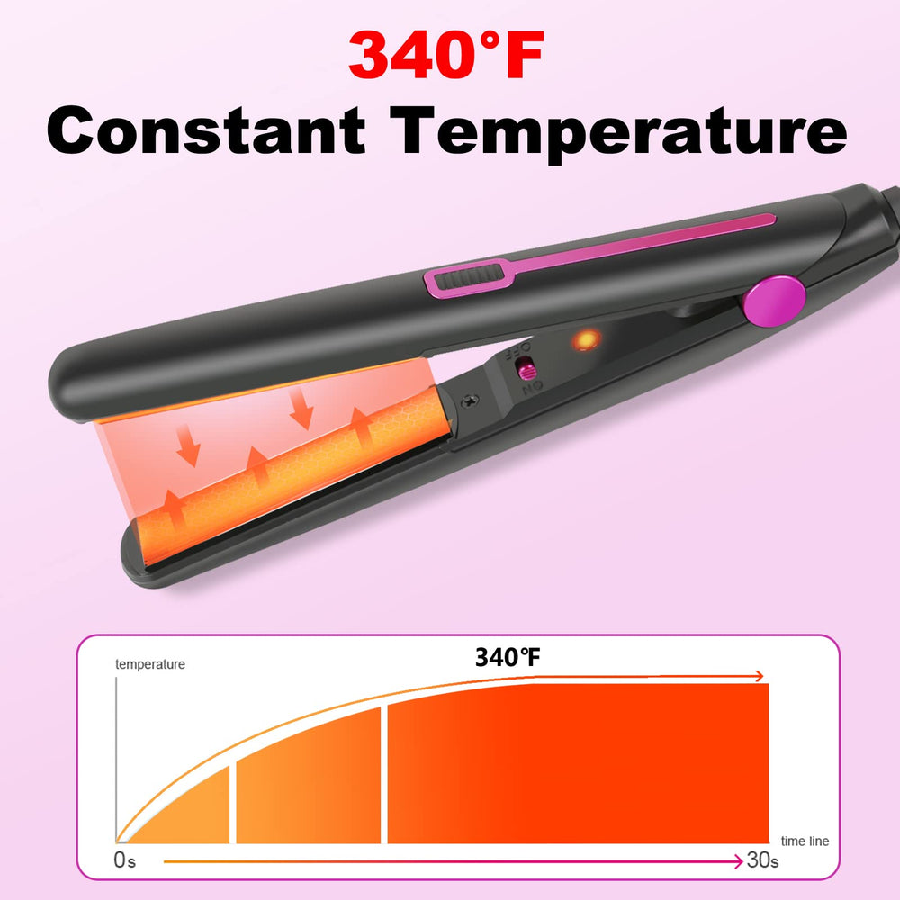 Youuish Mini Hair Straightener short hair styling for effortless day-to-night looks.