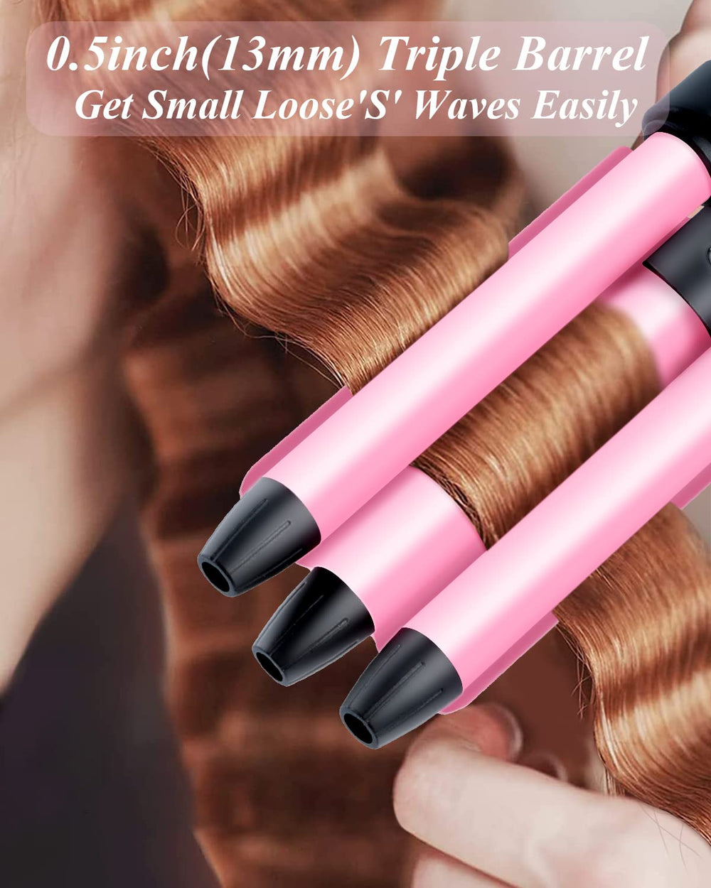Youuish tourmaline ceramic coating ensures smooth shine and frizz control.